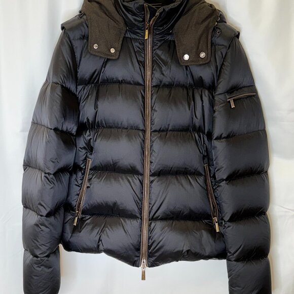 MOORER CASCIANO-SH DOWN JACKET NERO MENS SIZE 52MSRP $2675